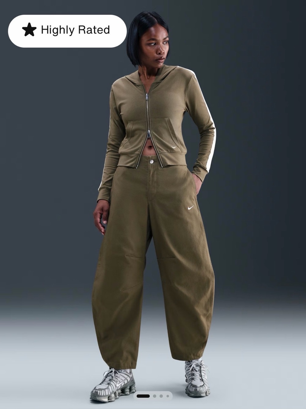 Nike Sportswear Barrel Pants Size S
NWT Olive retail - $85